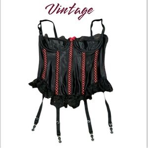 Vintage Shirley Of Hollywood Ribcage Corset